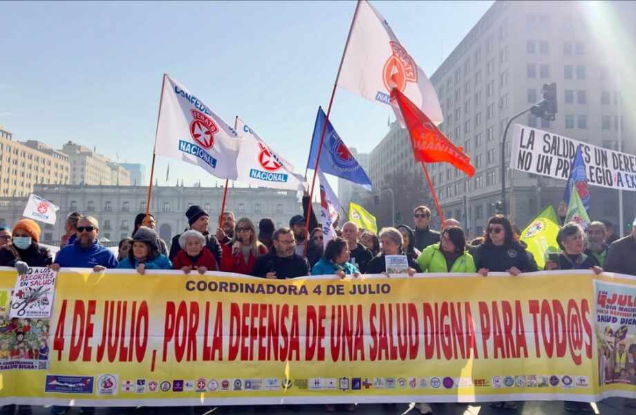 FENATS Nacional se moviliza por la Salud Digna y advierte “abandono” del Gobierno ante recortes en salud pública